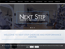 Tablet Screenshot of nextstepcentre.com